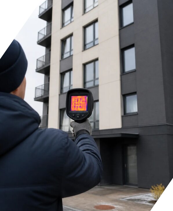 Тепловизионное обследование зданий в Нижнеудинске от 5086 р. | ЭкспертизаРоссия